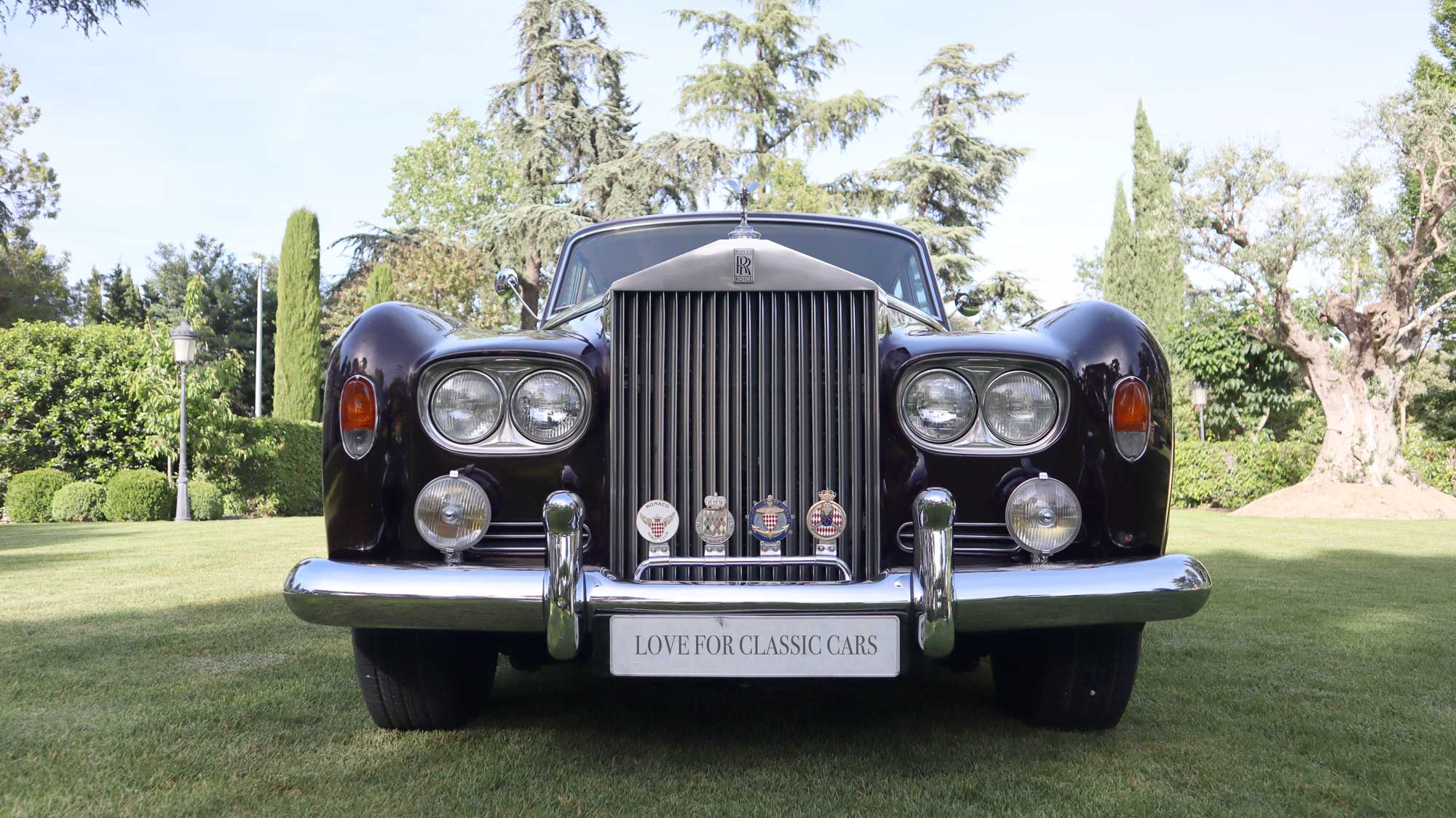 Rolls Royce Silver Cloud III frente love for classic Cars Alquiler madrid