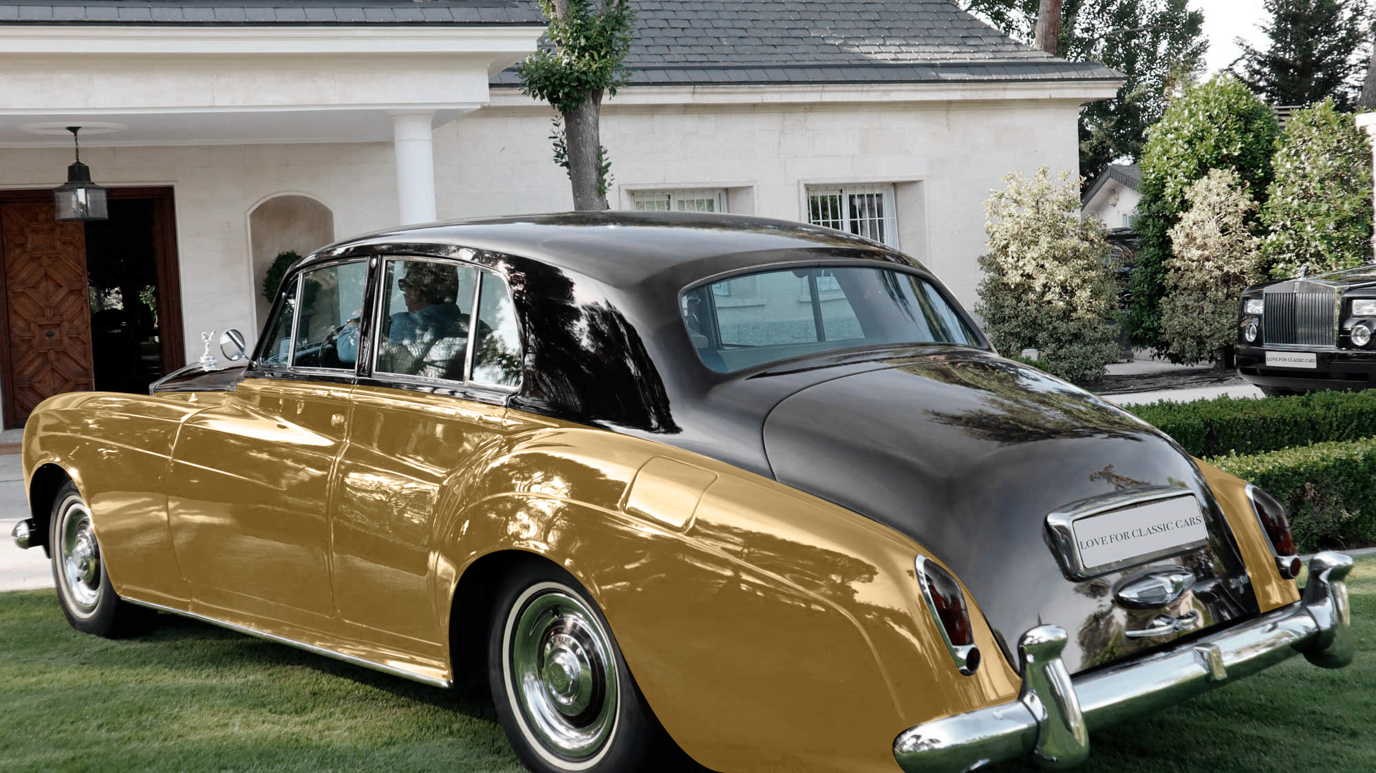 Rolls Royce Silver Cloud III trasera love for classic Cars Alquiler madrid